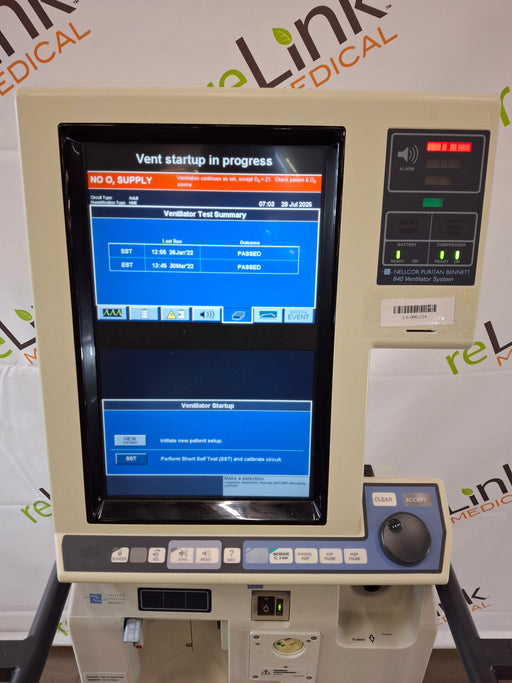 Puritan Bennett Puritan Bennett 840 Ventilator Respiratory reLink Medical
