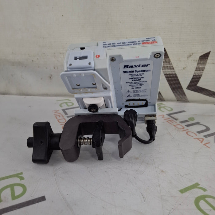 Baxter Baxter Sigma Spectrum 8.01.00 w/o Battery Infusion Pump Infusion Pump reLink Medical