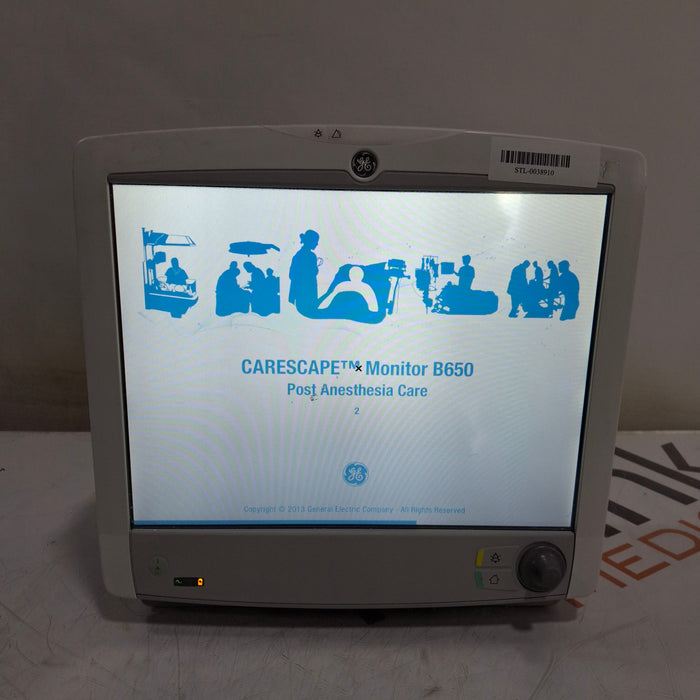 GE Healthcare GE Healthcare Carescape B650 Post Anesthesia Care Patient Monitor Patient Monitors reLink Medical