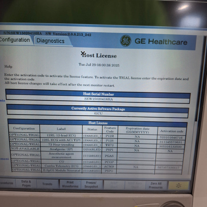 GE Healthcare GE Healthcare Carescape B650 Critical Care Patient Monitor Patient Monitors reLink Medical