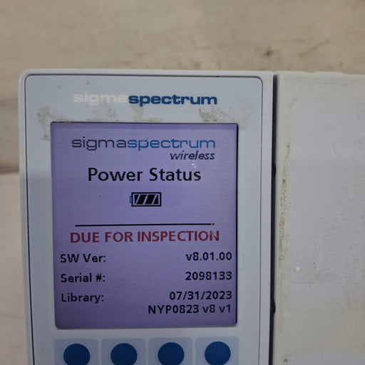Baxter Baxter Sigma Spectrum 8.01.00 w/o Battery Infusion Pump Infusion Pump reLink Medical