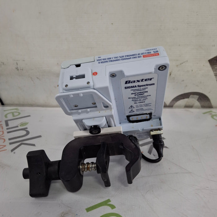 Baxter Baxter Sigma Spectrum 8.01.00 w/o Battery Infusion Pump Infusion Pump reLink Medical
