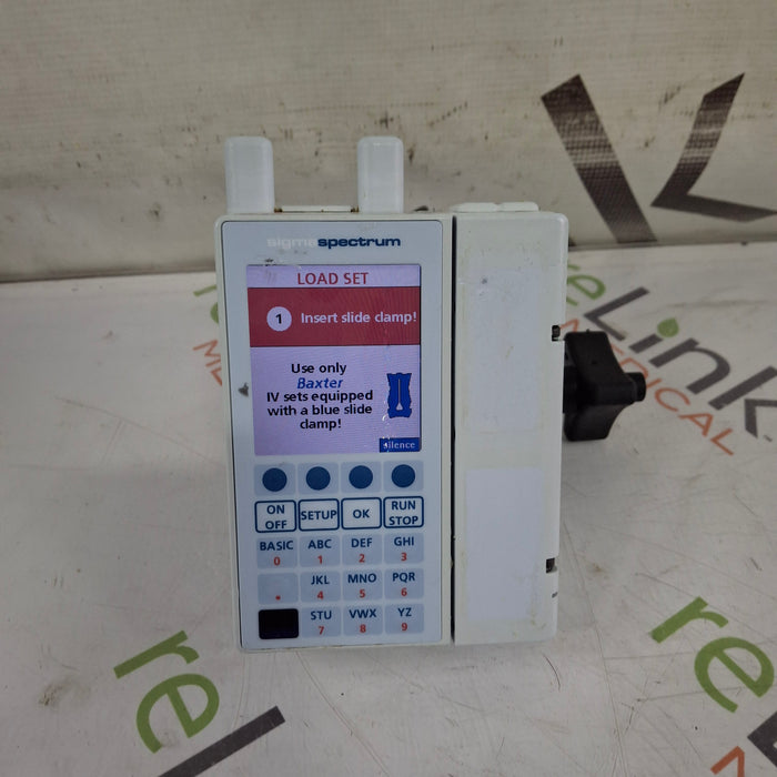 Baxter Sigma Spectrum 8.00.03 w/ A/B/G/N Battery Infusion Pump