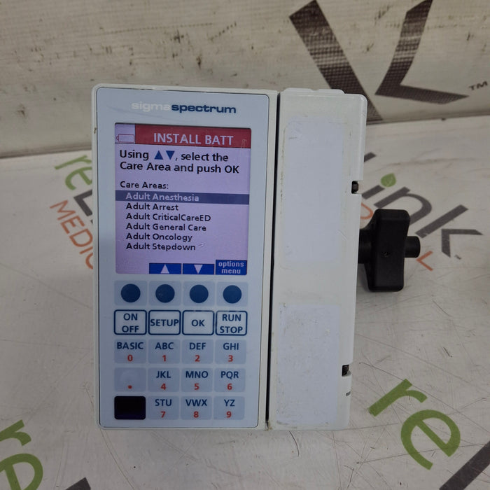 Baxter Baxter Sigma Spectrum 8.01.00 w/o Battery Infusion Pump Infusion Pump reLink Medical