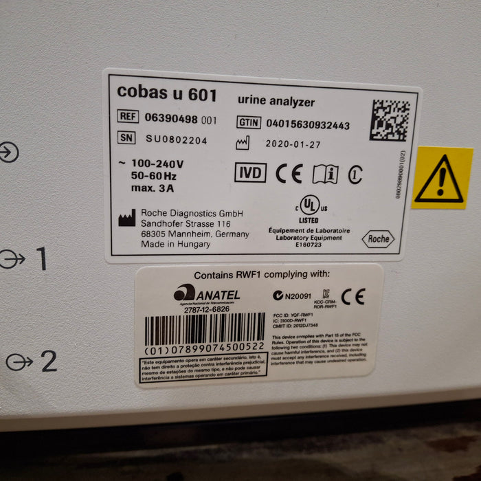 Roche Diagnostics Cobas u 601 Urine Analyzer