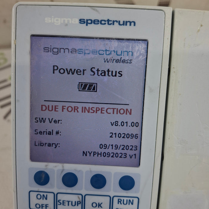Baxter Baxter Sigma Spectrum 8.01.00 w/o Battery Infusion Pump Infusion Pump reLink Medical