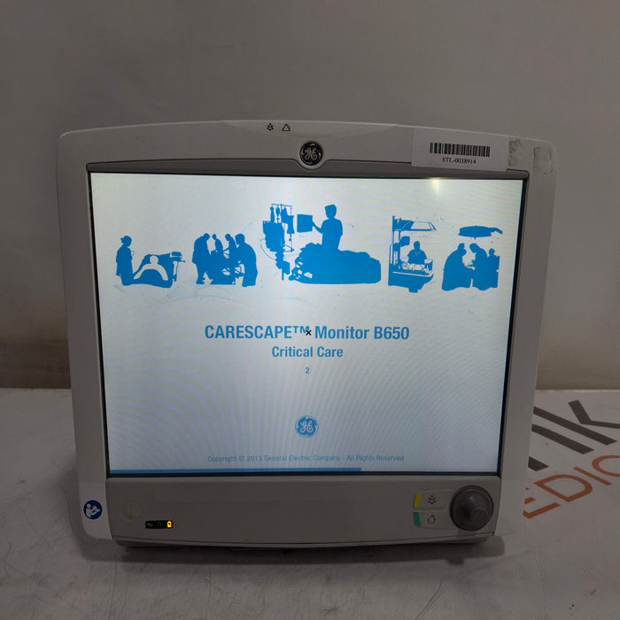 GE Healthcare GE Healthcare Carescape B650 Critical Care Patient Monitor Patient Monitors reLink Medical