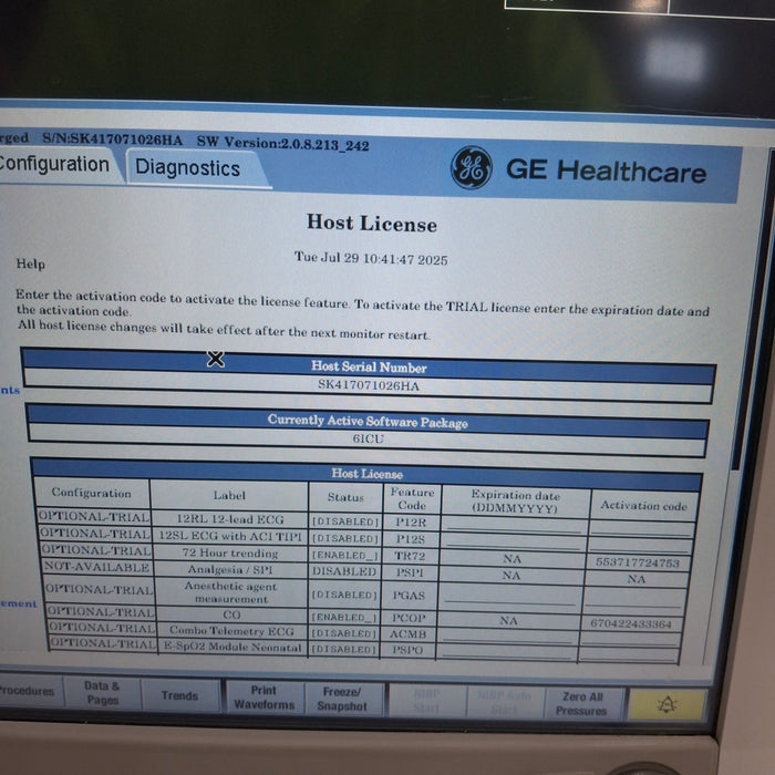 GE Healthcare GE Healthcare Carescape B650 Critical Care Patient Monitor Patient Monitors reLink Medical