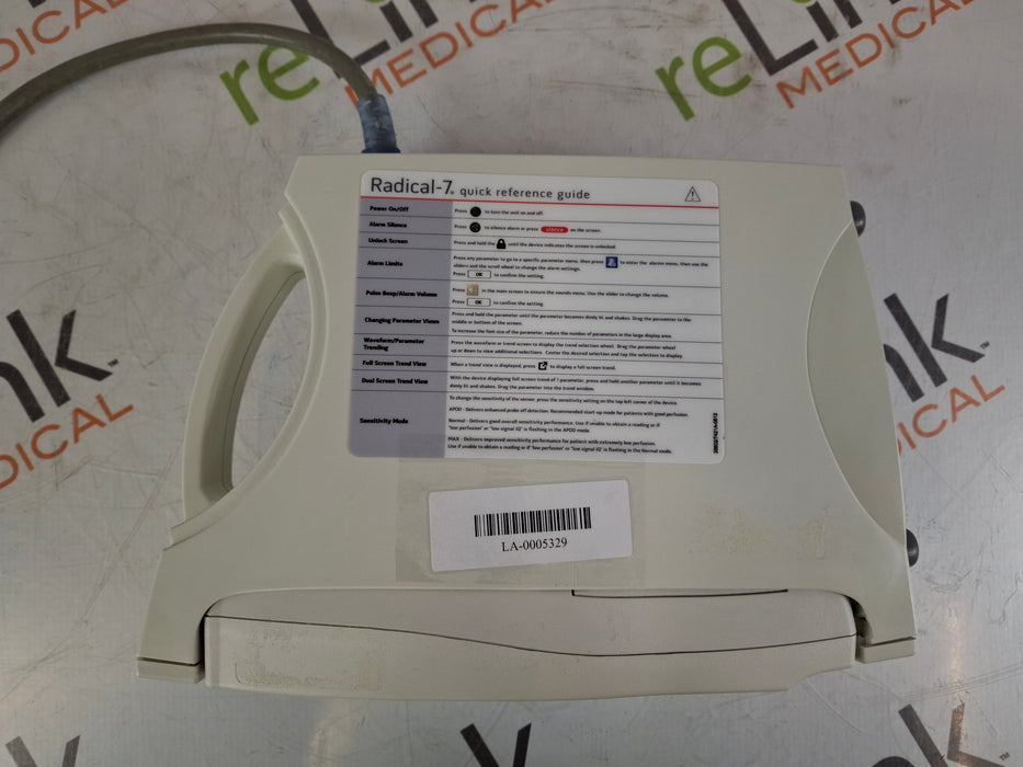 Masimo Masimo Radical 7 Pulse Oximeter w/ Base Patient Monitors reLink Medical