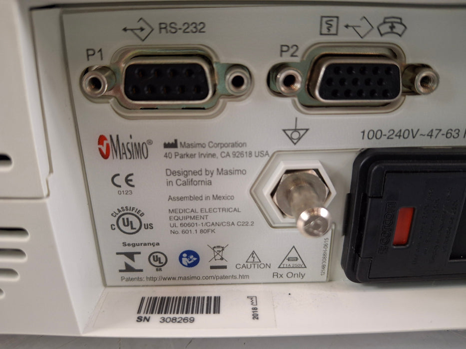 Masimo Masimo Radical 7 Pulse Oximeter w/ Base Patient Monitors reLink Medical