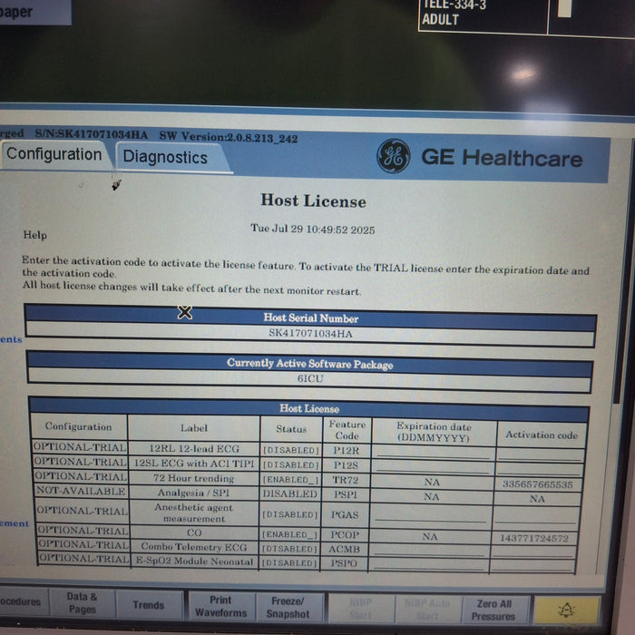 GE Healthcare GE Healthcare Carescape B650 Critical Care Patient Monitor Patient Monitors reLink Medical