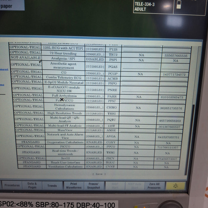 GE Healthcare Carescape B650 Critical Care Patient Monitor