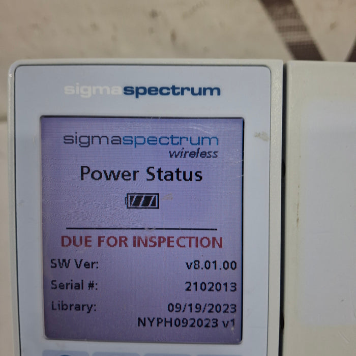 Baxter Baxter Sigma Spectrum 8.01.00 w/o Battery Infusion Pump Infusion Pump reLink Medical