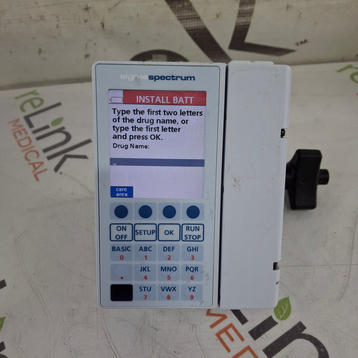 Baxter Baxter Sigma Spectrum 8.01.00 w/o Battery Infusion Pump Infusion Pump reLink Medical