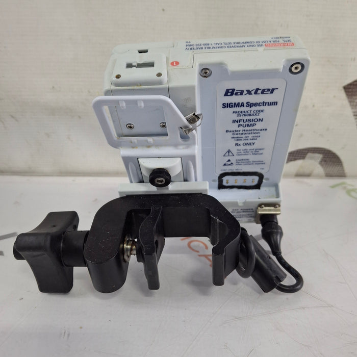 Baxter Baxter Sigma Spectrum 8.01.00 w/o Battery Infusion Pump Infusion Pump reLink Medical