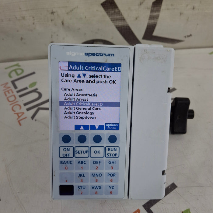 Baxter Baxter Sigma Spectrum 8.01.00 w/o Battery Infusion Pump Infusion Pump reLink Medical