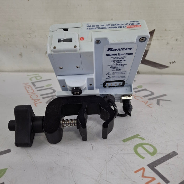 Baxter Baxter Sigma Spectrum 8.00.03 w/o Battery Infusion Pump Infusion Pump reLink Medical