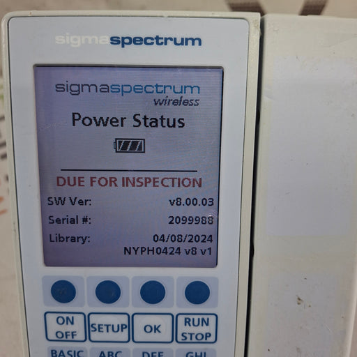 Baxter Baxter Sigma Spectrum 8.00.03 w/o Battery Infusion Pump Infusion Pump reLink Medical