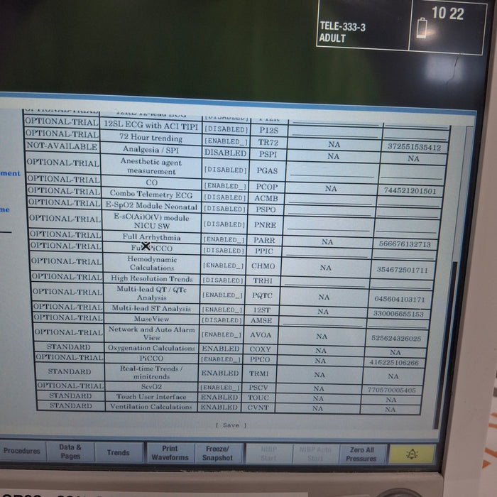 GE Healthcare Carescape B650 Critical Care Patient Monitor