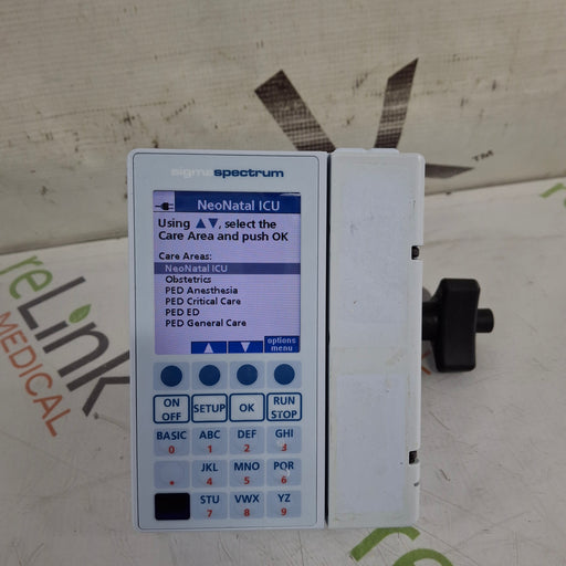 Baxter Baxter Sigma Spectrum 8.01.00 w/o Battery Infusion Pump Infusion Pump reLink Medical