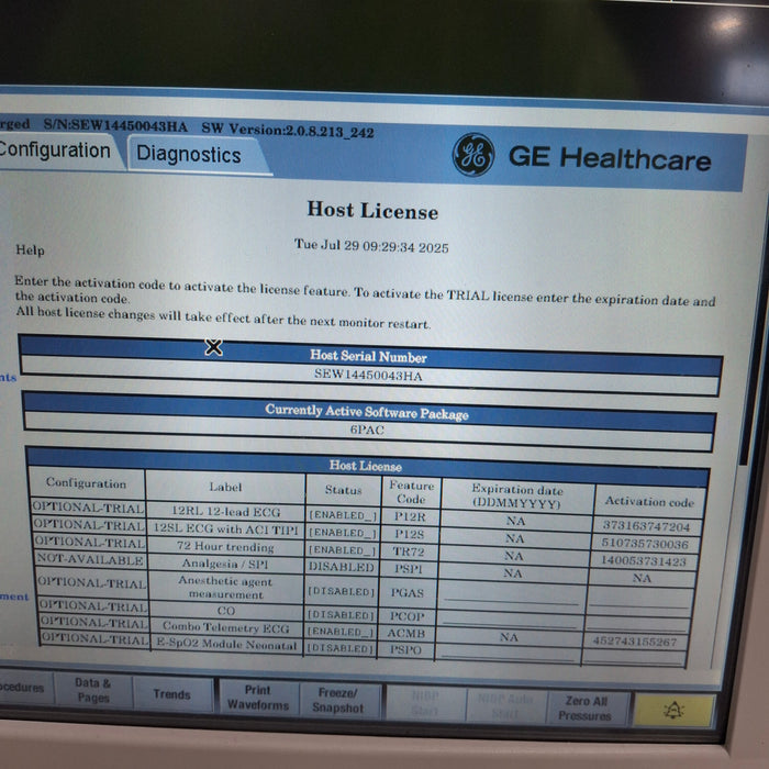 GE Healthcare GE Healthcare Carescape B650 Post Anesthesia Care Patient Monitor Patient Monitors reLink Medical