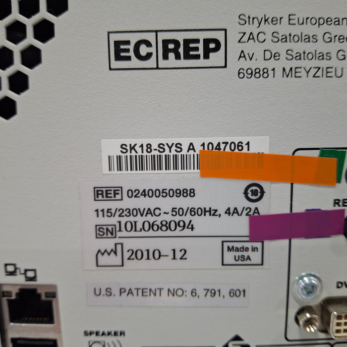 Stryker Stryker 240-050-988 SDC Ultra HD Information System Rigid Endoscopy reLink Medical