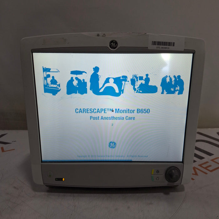GE Healthcare GE Healthcare Carescape B650 Post Anesthesia Care Patient Monitor Patient Monitors reLink Medical