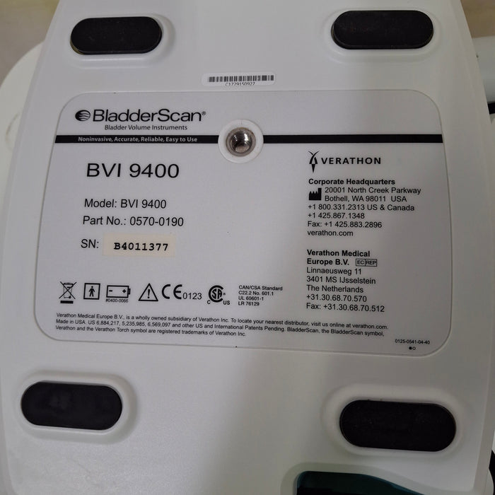 Verathon Medical, Inc BVI 9400 Bladderscan