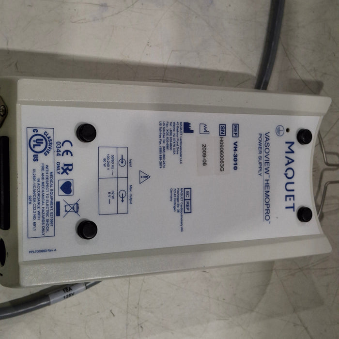 Maquet Maquet Vasoview Hemopro Power Supply Surgical Equipment reLink Medical