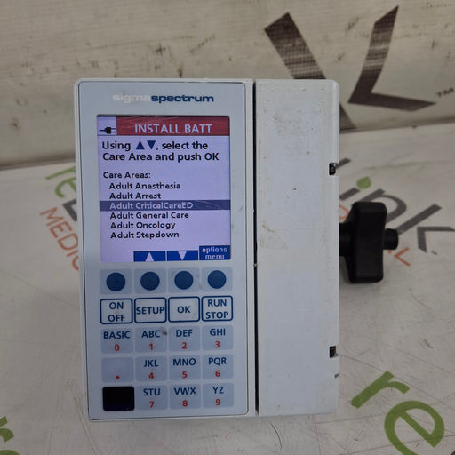Baxter Baxter Sigma Spectrum 8.01.00 w/o Battery Infusion Pump Infusion Pump reLink Medical