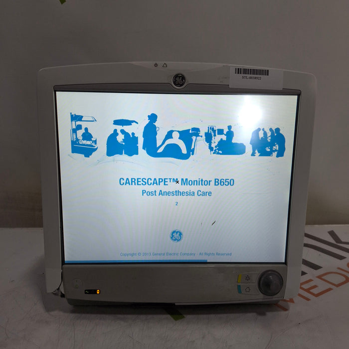 GE Healthcare GE Healthcare Carescape B650 Post Anesthesia Care Patient Monitor Patient Monitors reLink Medical