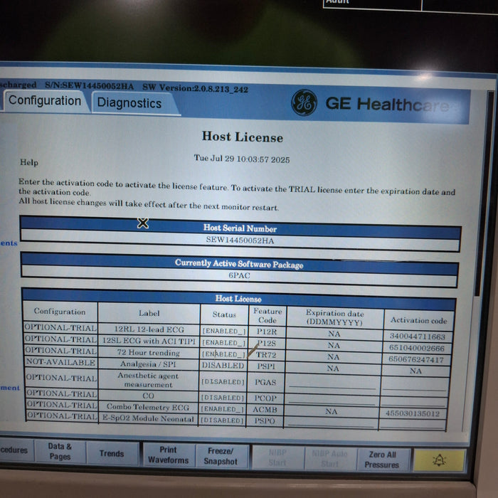 GE Healthcare GE Healthcare Carescape B650 Post Anesthesia Care Patient Monitor Patient Monitors reLink Medical