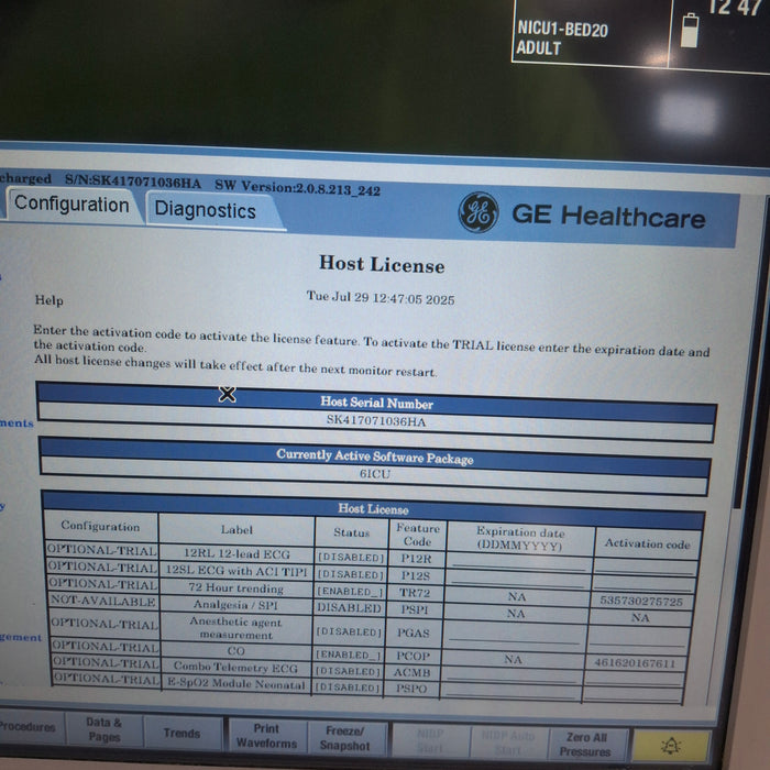 GE Healthcare GE Healthcare Carescape B650 Critical Care Patient Monitor Patient Monitors reLink Medical