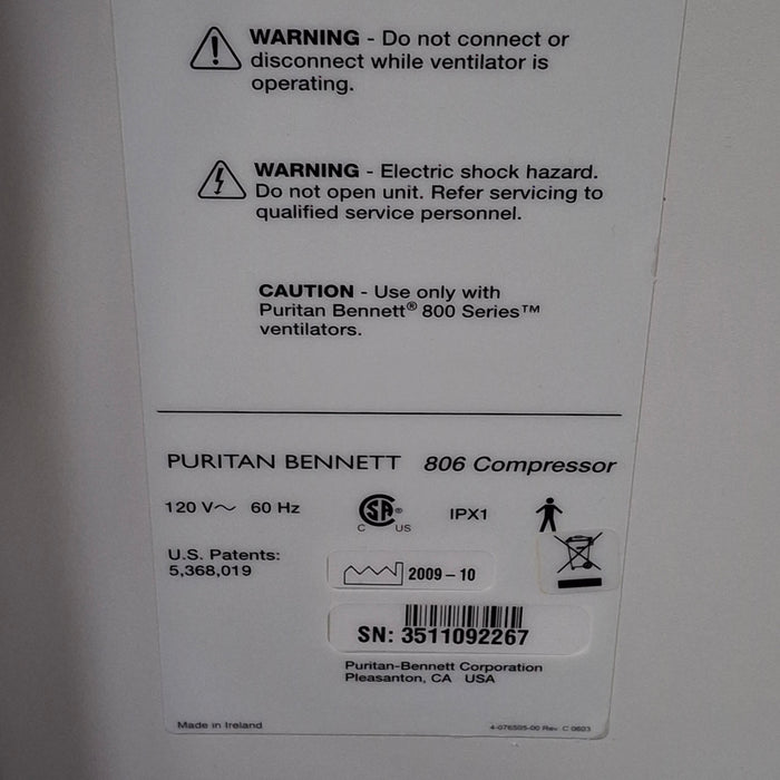 Puritan Bennett Puritan Bennett 840 Ventilator Respiratory reLink Medical