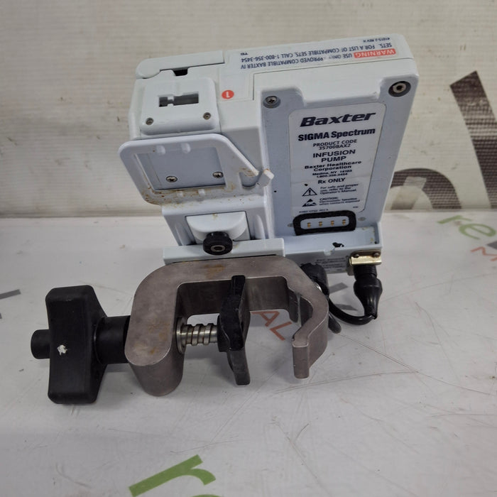 Baxter Baxter Sigma Spectrum 8.01.00 w/o Battery Infusion Pump Infusion Pump reLink Medical