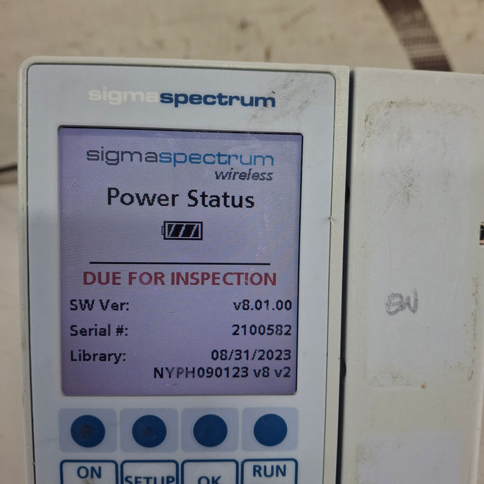 Baxter Baxter Sigma Spectrum 8.01.00 w/o Battery Infusion Pump Infusion Pump reLink Medical