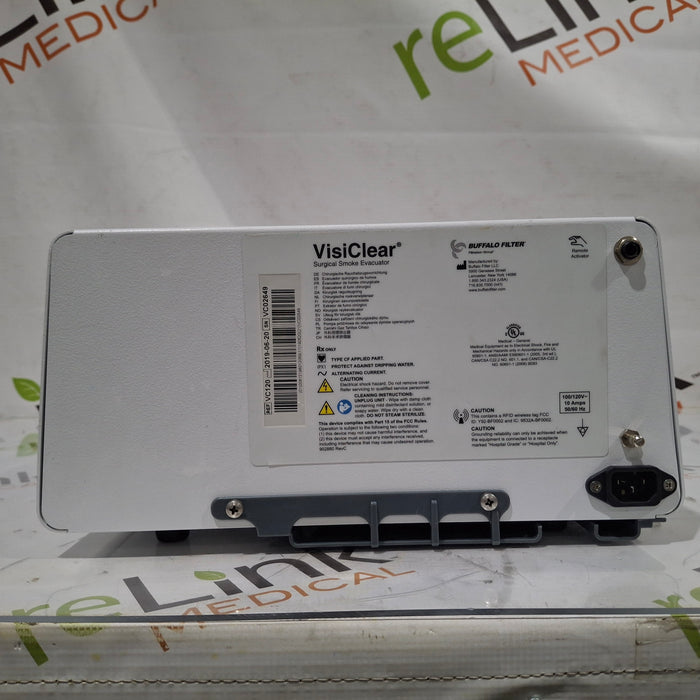 Buffalo Filter VC120 VisiClear Surgical Smoke Evacuator