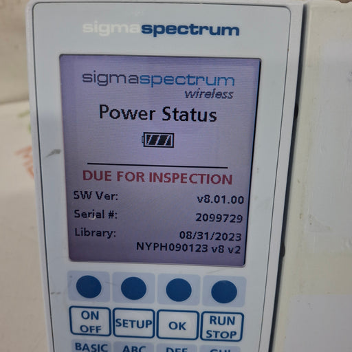 Baxter Baxter Sigma Spectrum 8.01.00 w/o Battery Infusion Pump Infusion Pump reLink Medical