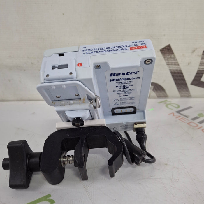 Baxter Baxter Sigma Spectrum 8.01.00 w/o Battery Infusion Pump Infusion Pump reLink Medical