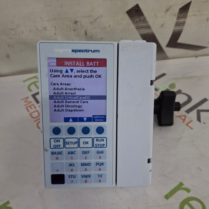 Baxter Baxter Sigma Spectrum 8.00.05 w/o Battery Infusion Pump Infusion Pump reLink Medical