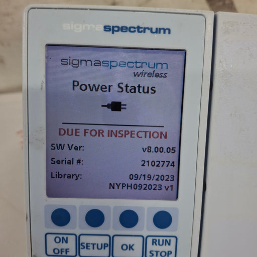 Baxter Baxter Sigma Spectrum 8.00.05 w/o Battery Infusion Pump Infusion Pump reLink Medical