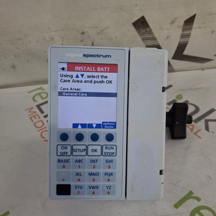 Baxter Baxter Sigma Spectrum 8.01.00 w/o Battery Infusion Pump Infusion Pump reLink Medical