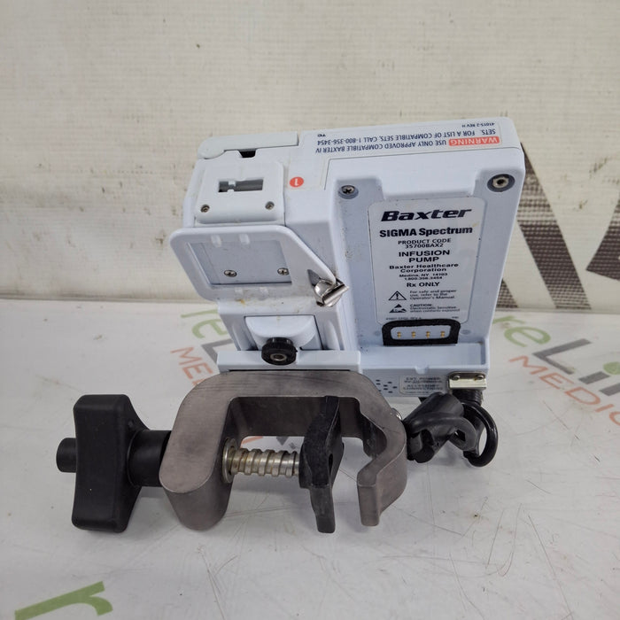 Baxter Baxter Sigma Spectrum 8.01.00 w/o Battery Infusion Pump Infusion Pump reLink Medical