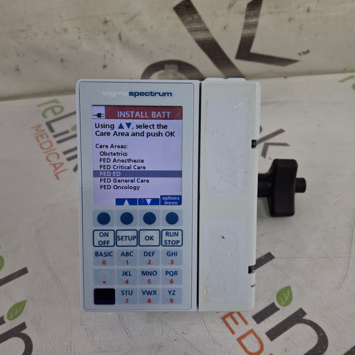 Baxter Baxter Sigma Spectrum 8.01.00 w/o Battery Infusion Pump Infusion Pump reLink Medical