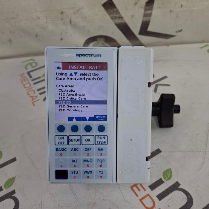 Baxter Baxter Sigma Spectrum 8.01.00 w/o Battery Infusion Pump Infusion Pump reLink Medical