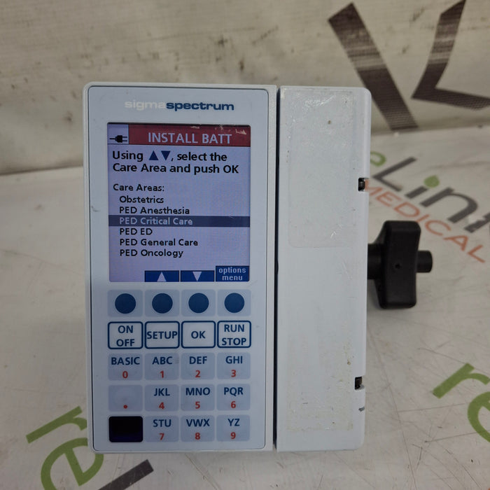 Baxter Baxter Sigma Spectrum 8.01.00 w/o Battery Infusion Pump Infusion Pump reLink Medical
