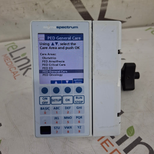 Baxter Baxter Sigma Spectrum 8.01.00 w/o Battery Infusion Pump Infusion Pump reLink Medical