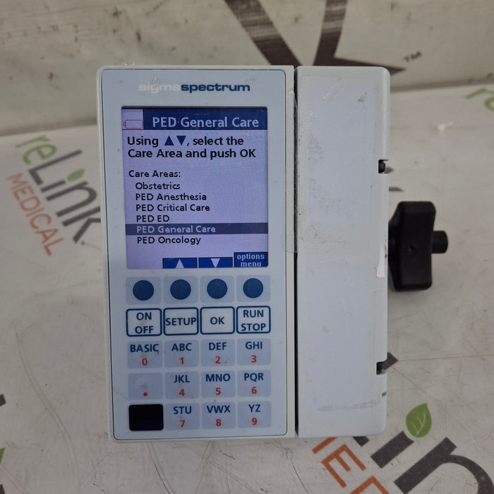 Baxter Baxter Sigma Spectrum 8.01.00 w/o Battery Infusion Pump Infusion Pump reLink Medical