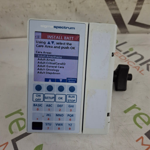 Baxter Baxter Sigma Spectrum 8.01.00 w/o Battery Infusion Pump Infusion Pump reLink Medical