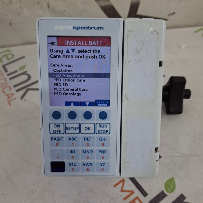 Baxter Baxter Sigma Spectrum 8.01.00 w/o Battery Infusion Pump Infusion Pump reLink Medical